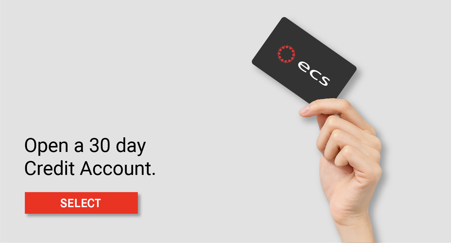 Open a 30 day credit account