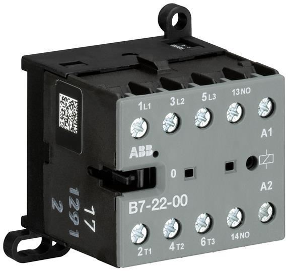 ABB B7 Mini  Contactor 2NO 2NC 5 5kW 24VAC ECS NZ