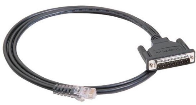 Picture of RJ45 to male DB25