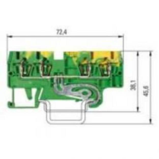 Picture of Spring Clamp Terminal - 2.5mm