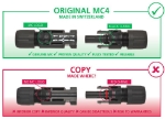 Picture of MC4 Male to MC3 Female Adapter