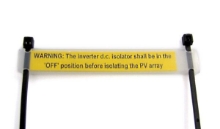 Show details for PV Warning Label DC Isolator