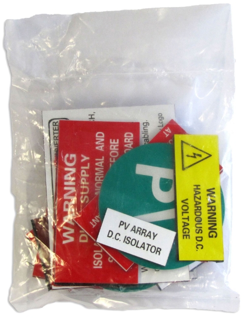 Picture of PV Warning Label Kit AS4777