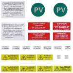 Picture of PV Warning Label Kit AS4777