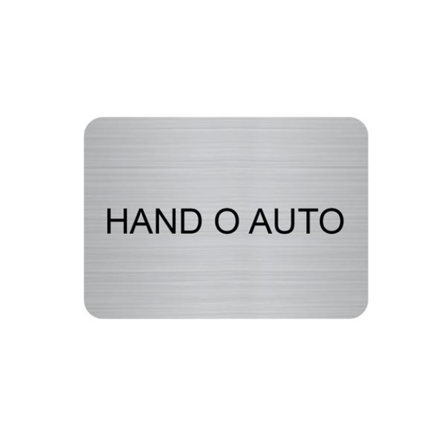 Picture of Label - HAND O AUTO