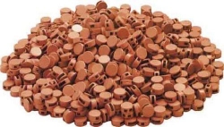 Show details for Plastic Seals 8mm Orange