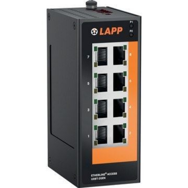 Picture of 8 Port Industrial Unmanaged Switch
