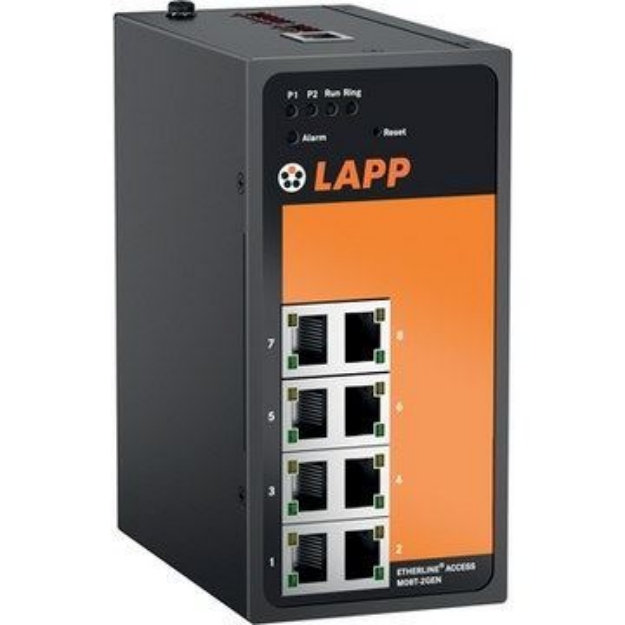 Picture of 8 Port Industrial Managed Ethernet Switch