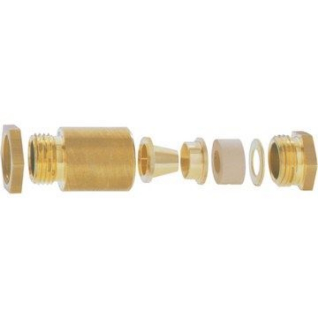 Picture of Brass Gland M24 12mm - Screened