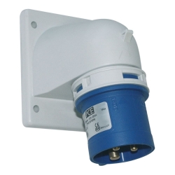 Show details for CEE Flanged Plug 16A 3p IP44