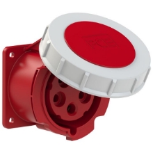 Show details for CEE Flanged Socket Straight 32A 5p IP67