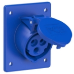 Picture of CEE Flanged Socket Sloping 16A 3p IP44/54