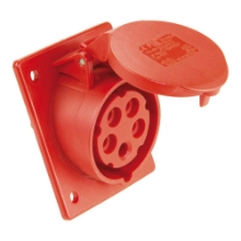 Show details for CEE Flanged Socket Sloping 16A 5p IP44/54
