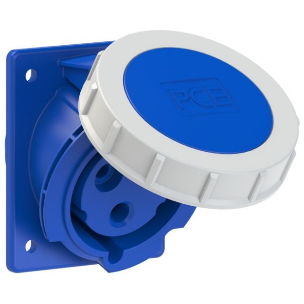 Picture of CEE Flanged Socket Sloping 32A 3p IP67