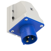 Show details for CEE Wall Mounted Plug 16A 3p IP44