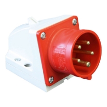 Show details for CEE Wall Mounted Plug 16A 5p IP44