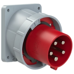 Show details for CEE Flanged Plug Sloping 125A 5p IP67