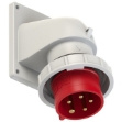 Picture of CEE Flanged Plug Angled 32A 5p IP67