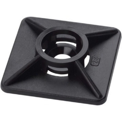 Show details for Cable Tie Socket Self-Adhesive 28x28 BK