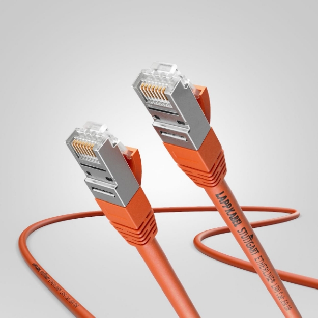 Picture of Shielded Patchcord Cat.6 0.5M Orange