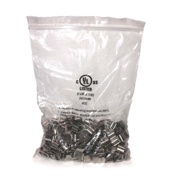 Show details for Stainless Steel Cable Clips, Straight on, 1-2 Wires (100/Pack)