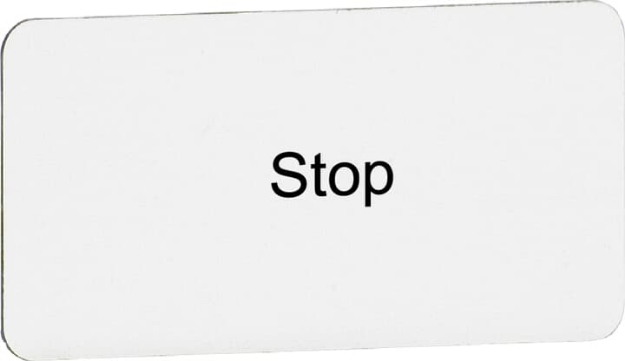 Picture of Pushbutton Label - Stop
