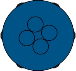 Show details for Hygienic Cable Entry Round Plate 4 Hole