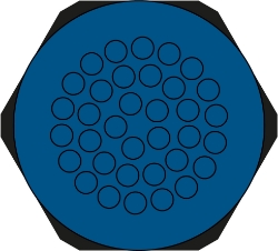 Show details for Hygienic Cable Entry Round Plate 35 Hole