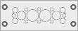 Picture of Cable Entry Membrane Plate 16 Hole Grey