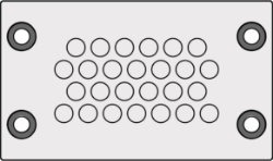 Show details for Cable Entry Membrane Plate 26 Hole Grey