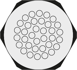 Show details for Cable Entry Round Plate 35 Hole