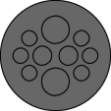 Picture of Snap-In Round Plate 10 Hole