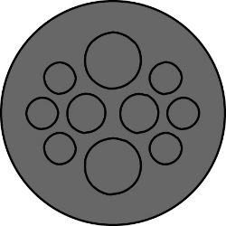 Show details for Snap-In Round Plate 10 Hole