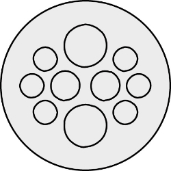 Show details for Snap-In Round Plate 10 Hole