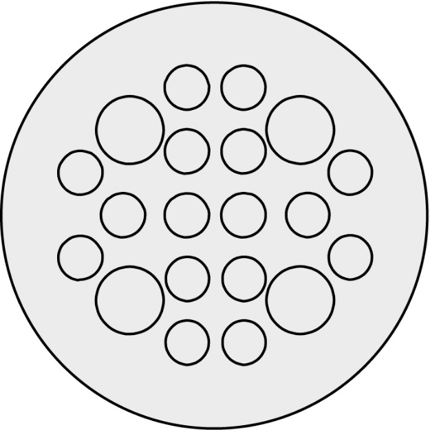 Picture of Snap-In Round Plate 20 Hole