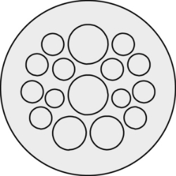 Show details for Snap-In Round Plate 16 Hole
