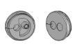 Picture of Snap-In Round Plate 2 Hole