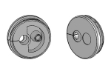 Picture of Snap-In Round Plate 4 Hole