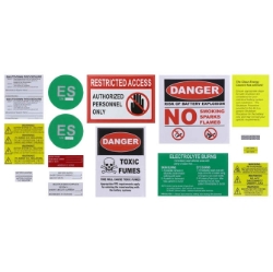 Show details for DC Battery Label Kit