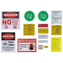 Show details for DC Lithium Ion Battery Label Kit