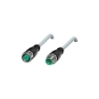 Picture of Connection cable, shielded V1-G-2M-PUR-ABG-V1-G