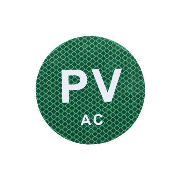 Picture of PV AC Round Hardback Label 100mm