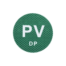 Show details for PV DP Round Hardback Label 100mm