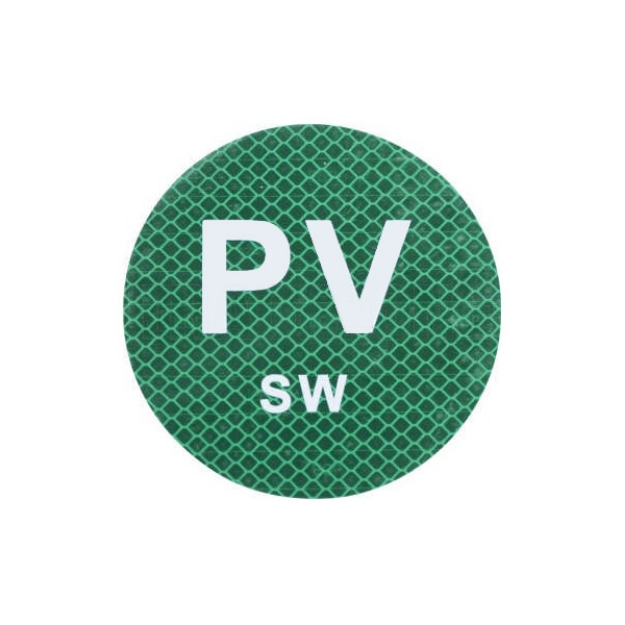 Picture of PV SW Round Hardback Label 100mm