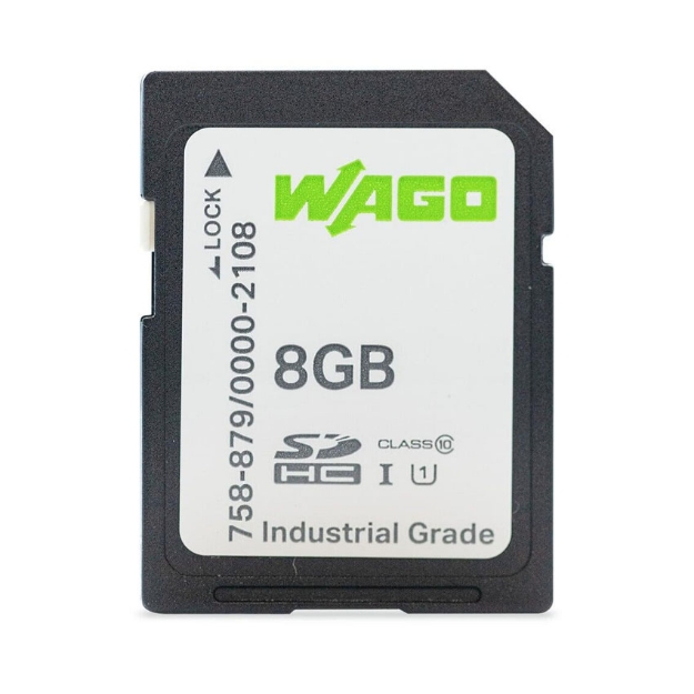 Picture of 8GB SD Card; pSLC-NAND -40 to 90°C