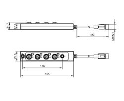 Show details for MUTING BOX SLX4-MUT-CONBOX R1.690.0010.0