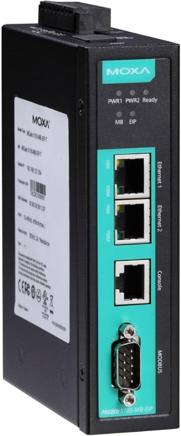 Picture of Modbus to EthernetIP gateway