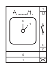 Picture of On-Off Cam Switch 22.5 / 30mm 1P 25A