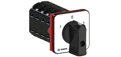 Show details for Changeover Cam Switch 4 hole 3P 25A