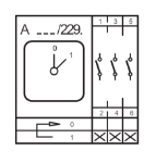 Picture of On-Off Spring Cam Switch 22.5 / 30mm 3P 25A